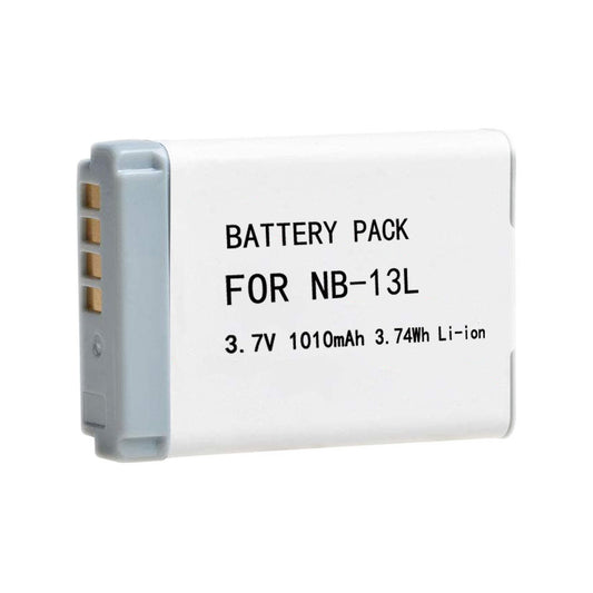 Replacement NB-13L Battery For Canon PowerShot G1X Mark III,G5 X,G7 X,G7 X Mark II,G9 X,G9 X Mark II,SX620 HS,SX720 HS,SX730 HS,SX740 HS