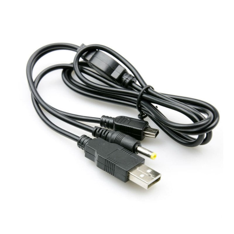 2in1 2 in 1 USB Data Sync Power Charging Charger Cable for Sony PSP 1000 2000 3000 Slim