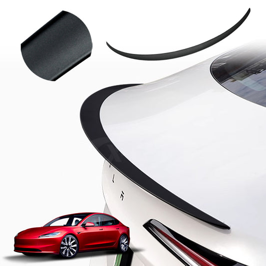 Matt Black Spoiler forTesla Model 3 Highland 2023-2025 Rear Trunk Wing Lip Tail Performance Style