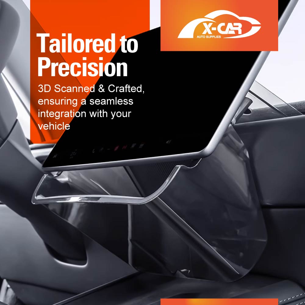 Center Console Screen Organizer Tray for Tesla Model 3 Highland 2023-2025 Magnetic Storage Box Dashboard Holder