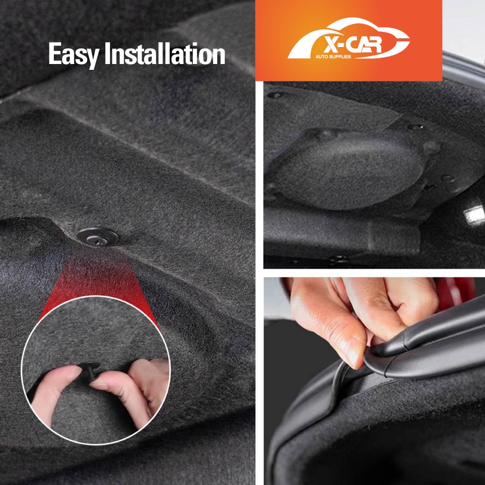 Rear Trunk Soundproof Cotton Mat Cover for Tesla Model 3 Highland 2023-2025 Noise Reduce Sound Deadener Material