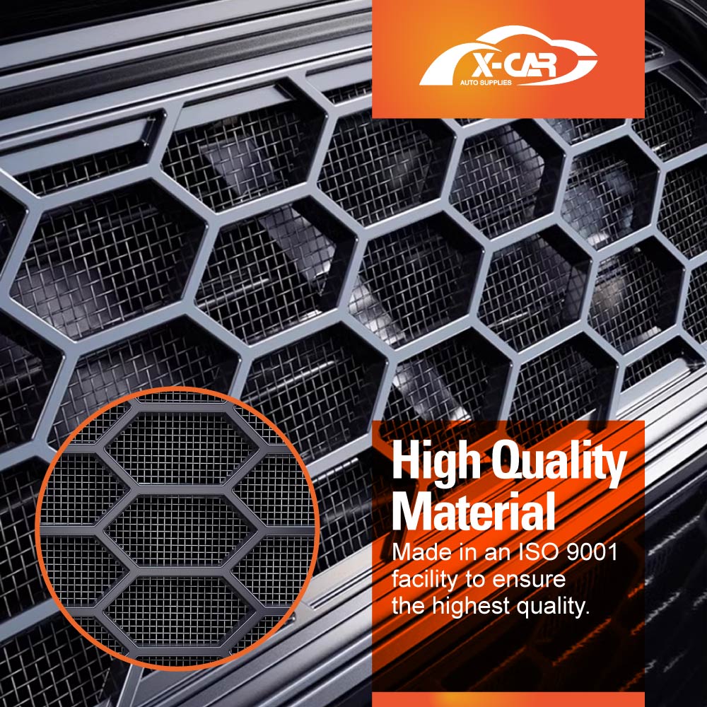 Front Air Vent Grille Cover for Tesla Model Y L 6-Seat 2026-Onwards Car Inlet Intake Grill Mesh Leaves Insect Guard Accessories Matt Black