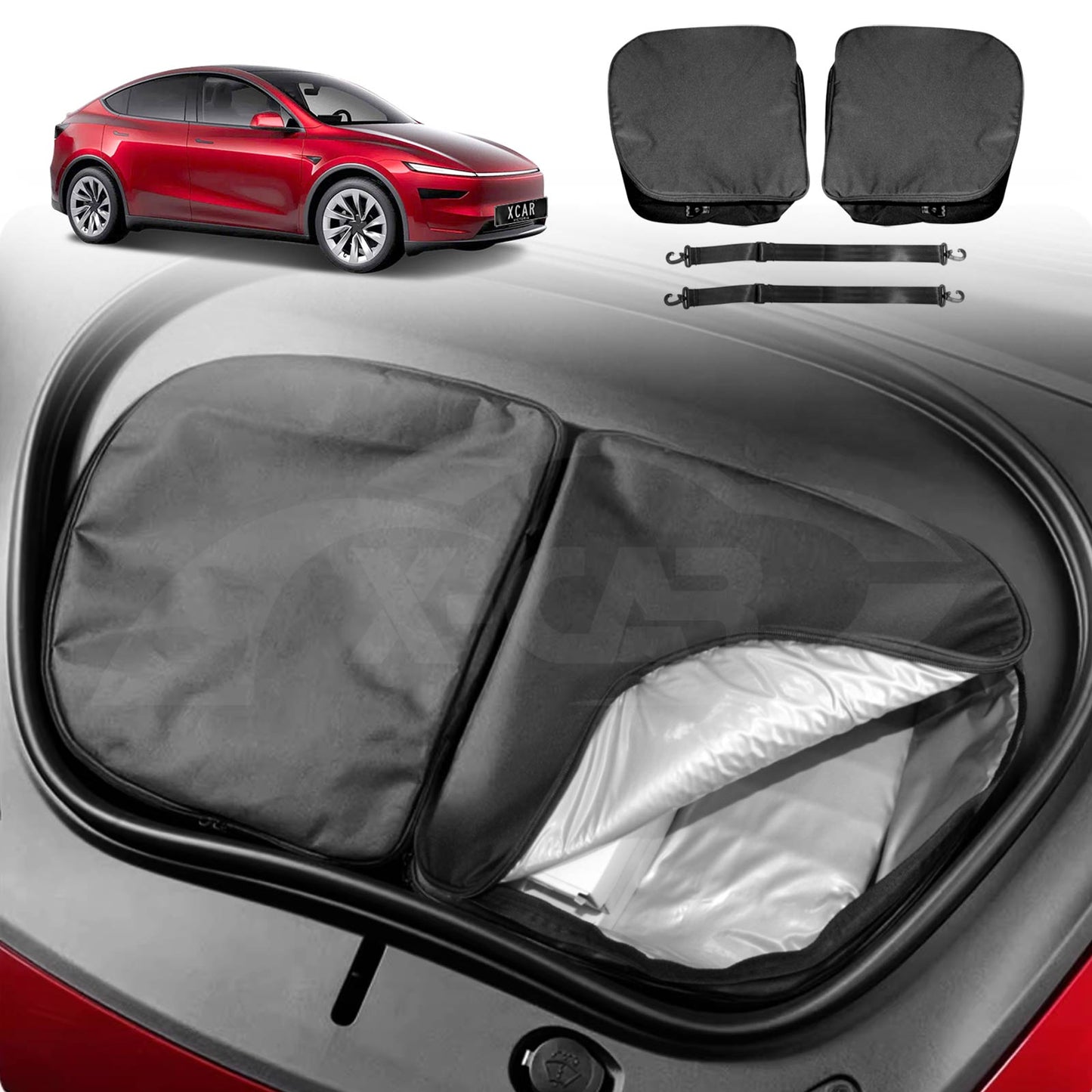 Front Trunk Cooler Bags for Tesla Model Y 2022-2025 Frunk Storage Organizer Accessories