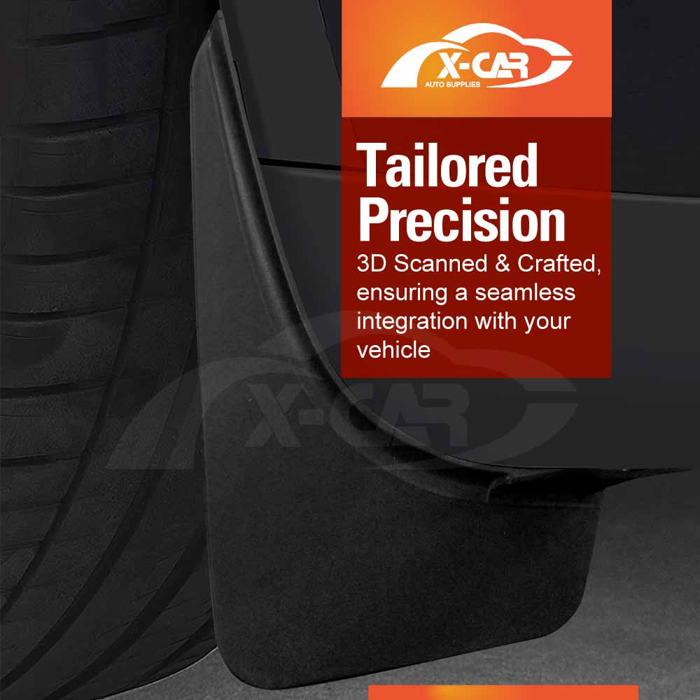 Mud Flaps Splash Guards for Tesla Model Y Juniper 2025-Onwards Long Edge Mudguard Fender Front and Rear Set of 4