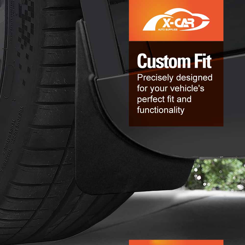 Mud Flaps Splash Guards for Tesla Model Y Juniper 2025-Onwards Long Edge Mudguard Fender Front and Rear Set of 4