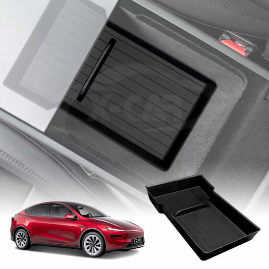 Center Armrest Organizer Tray for Tesla Model Y Juniper 2025-Onwards Storage Box Car Interior Accessories