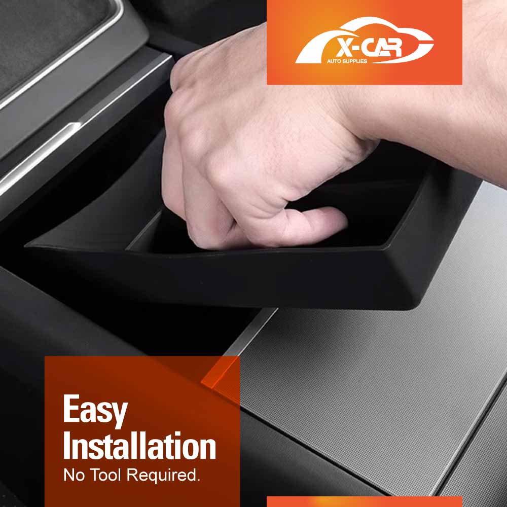 Center Armrest Organizer Tray for Tesla Model Y Juniper 2025-Onwards Storage Box Car Interior Accessories