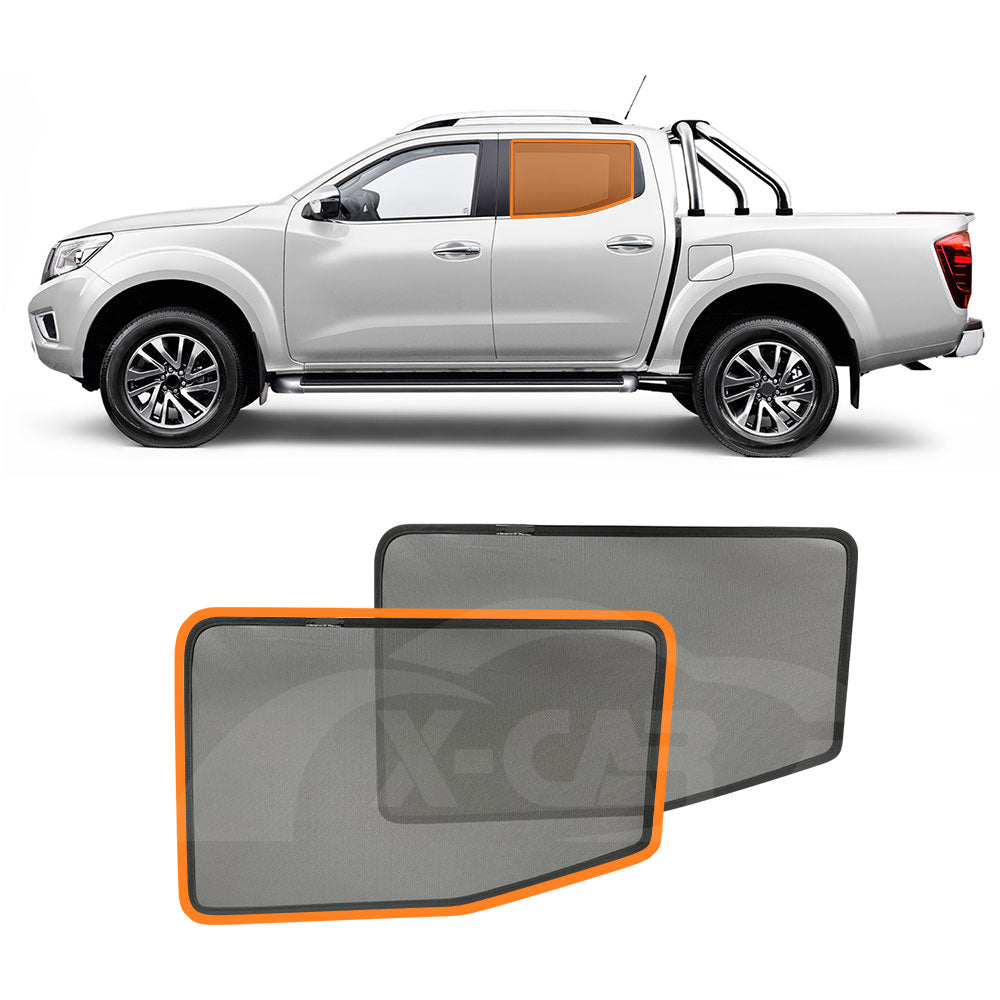 Rear Window Sun Shade for Nissan Navara D23 NP300 2015-2025 Car Sun Blind Mesh
