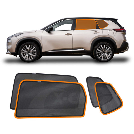 Rear Port Window Sun Shade for Nissan X-trail Xtrail T33 2022-Onwards Car Sun Blind Mesh