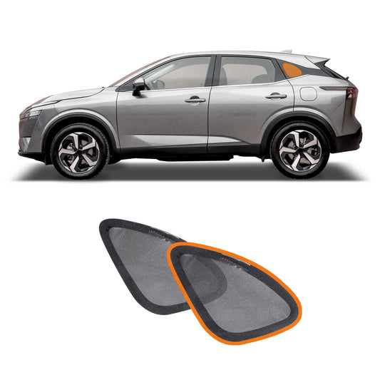 Port Window Sun Shade for Nissan QASHQAI J12 Series 2022-2025 Car Sun Blind Mesh Third Row Window