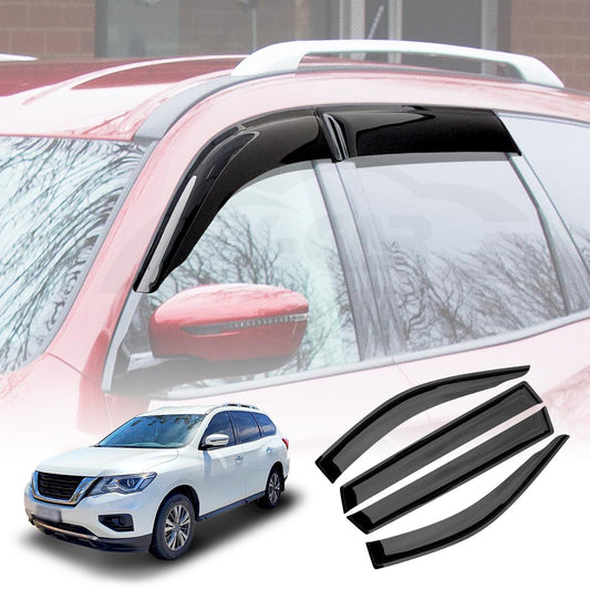 Weathershields for Nissan Pathfinder R52 2013-2021 Car Weather Shields Wind Deflectors Window Sun Visor