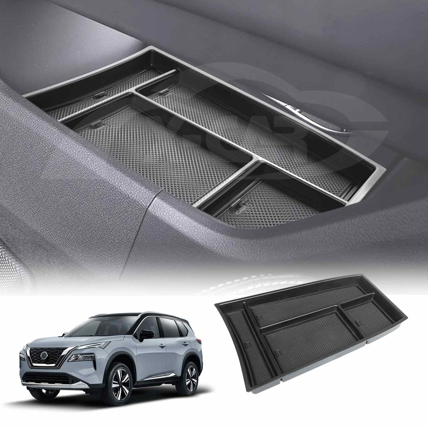 Centre Console Organizer Tray for Nissan X-trail Xtrail T33 2022-Onwards Storage Box Car Interior Accessories