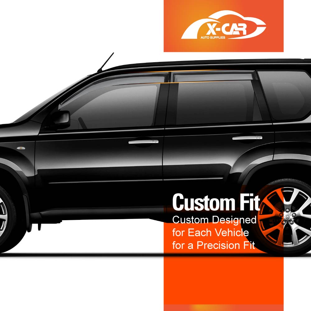 Weathershields for Nissan X-trail Xtrail 2007-2013 T31 Series Car Weather Shields Wind Deflectors Window Sun Visor