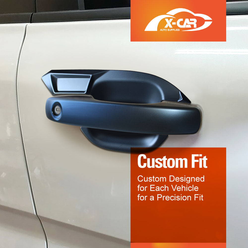 Door Handles Bowl Inserts Cover for Ford NEXT-GEN Ranger MY22 2022-Onwards Matt Black protector