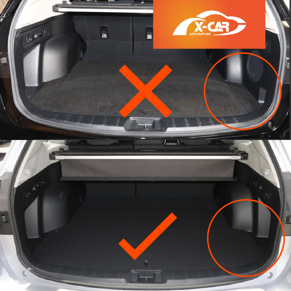 3D Floor Mats Boot Liner for Subaru Forester 5th Gen 2018-2025 Without Subwoofer All Weather Heavy Duty Cargo Car Trunk Luggage Tray