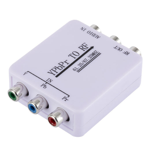 YPbPr analog high-definition color difference + audio to RF radio frequency converter adapter