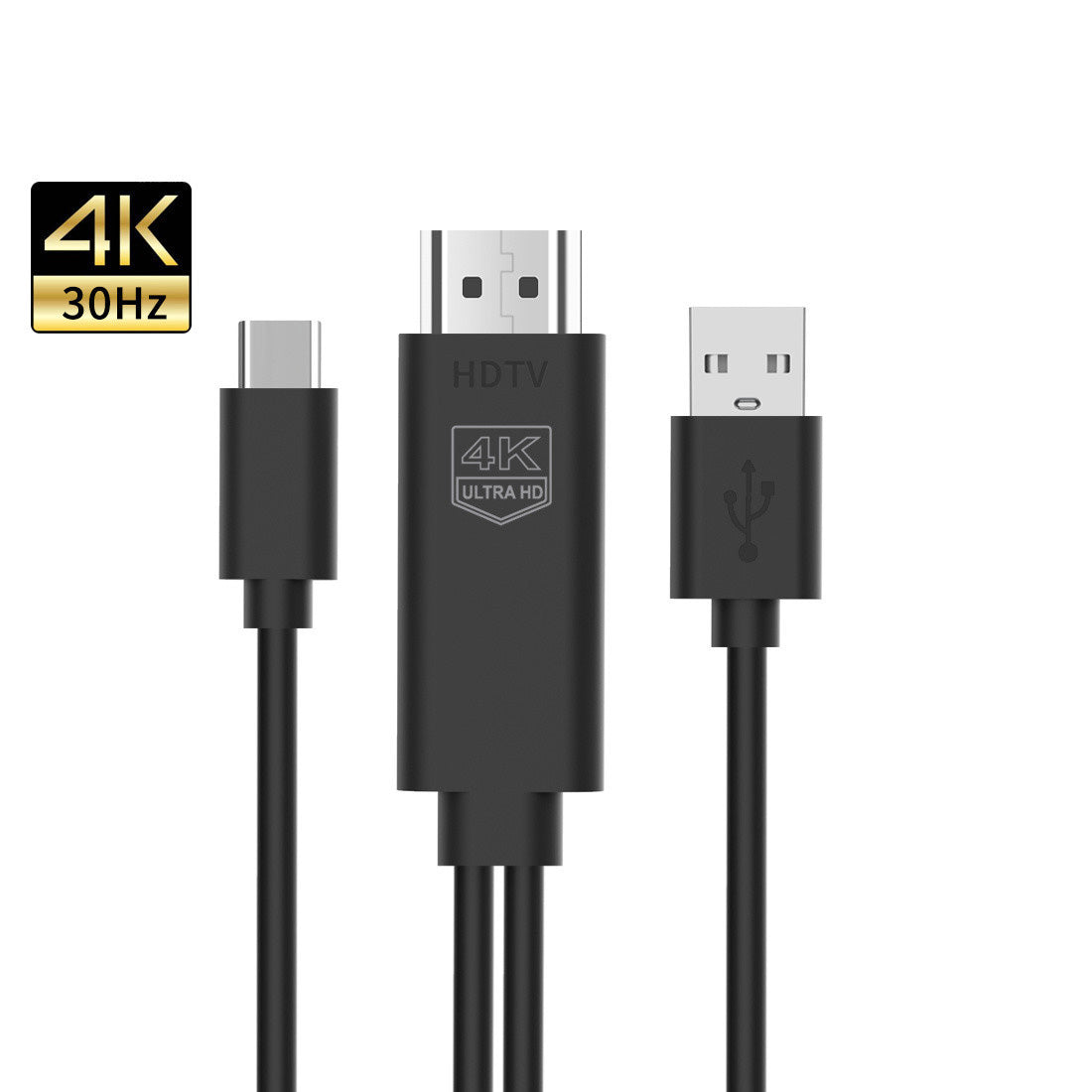 USB Type C to HDMI Cable 4K Male to Male Adapter Converter with USB Charging For Samsung Galaxy S20 S10 S9 Note 20 Android iPad Pro iMac MacBook