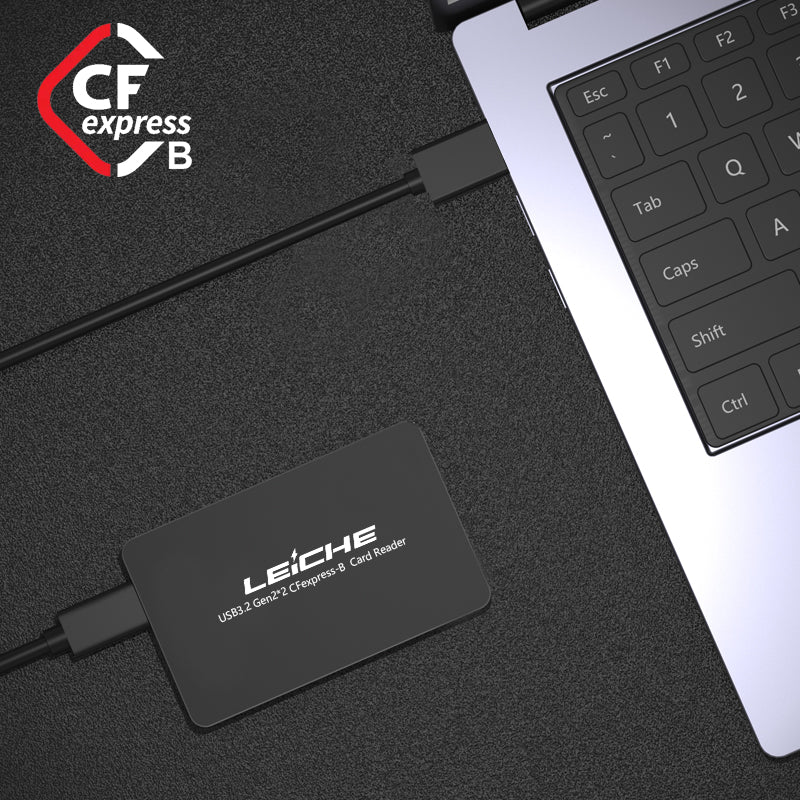 Elaso CFexpress Type B Memory Card Reader with OTG Compatible with iPhone Android Windows Mac