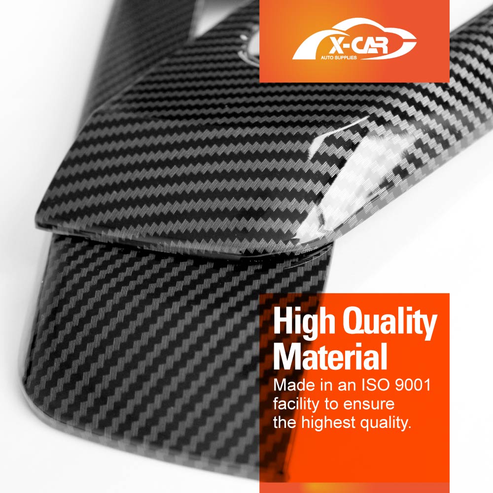 Power Window Control Switch Panel Trim Decor Cover Protector for Mitsubishi Outlander 2021-2025 Carbon Fibre Style