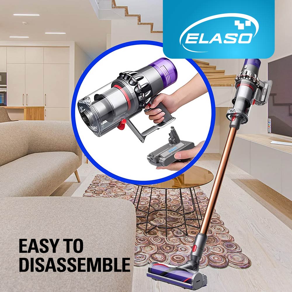 Replacement Battery for Dyson Cyclone V10/V10l/V10 Absolute/V10 Animal/206340/969352-02/SV12 Handheld Cordless Vacuum