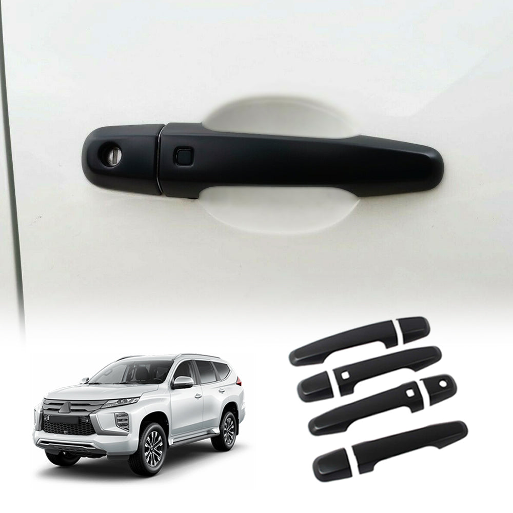 Door Handles Cover for Mitsubishi Pajero Sport 2015-2025 Matt Black protector