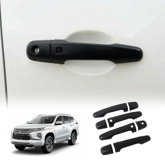 Door Handles Cover for Mitsubishi Pajero Sport 2015-2025 Matt Black protector