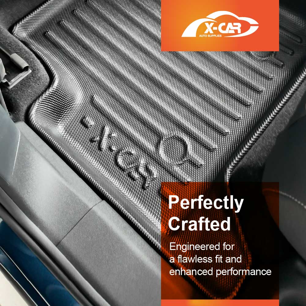 3D Floor Mats Boot Liner Set for Volkswagen VW Tiguan CT Series 2025-Onwards All Weather Heavy Duty Cargo Car Trunk Luggage Tray