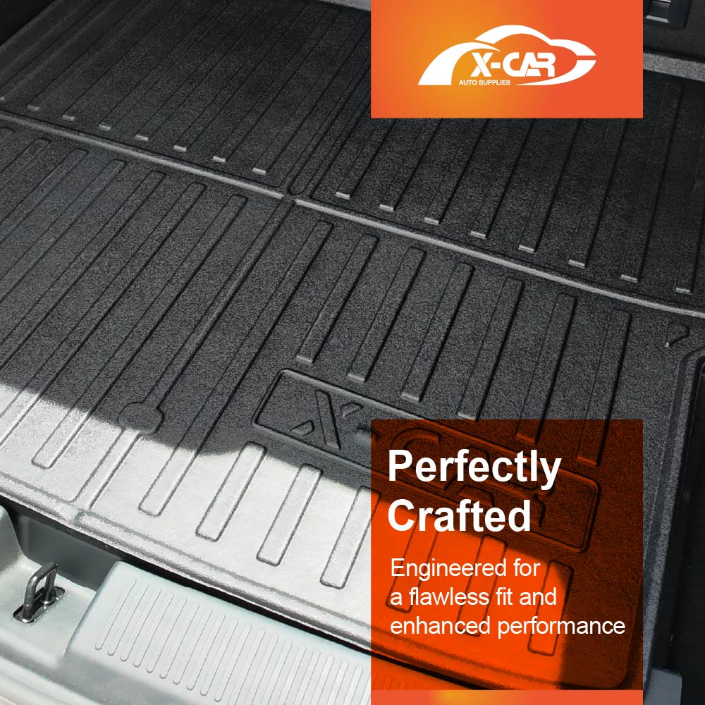 Boot Liners Kick Mats Set for MG MGS5 EV 2025-Onwards All Weather Heavy Duty Cargo Car Trunk Back Seat Protector