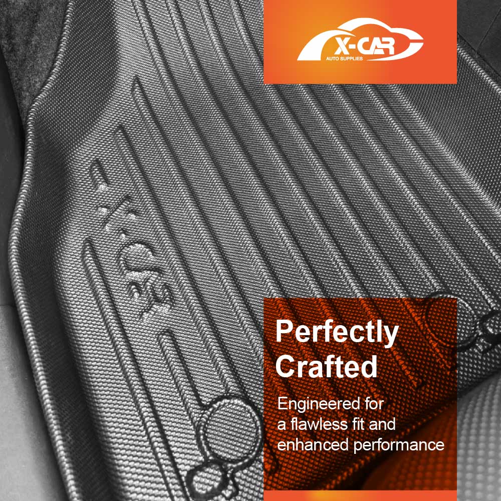 3D Floor Mats Boot Liner Set for MG ZS 2024-Onwards All Weather Heavy Duty Cargo Car Trunk Luggage Tray