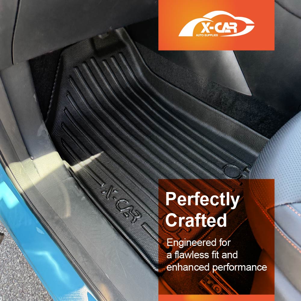 3D Floor Mats Boot Liner Set for MG HS AS33 Series 2024-Onwards All Weather Heavy Duty Cargo Car Trunk Luggage Tray Acessories