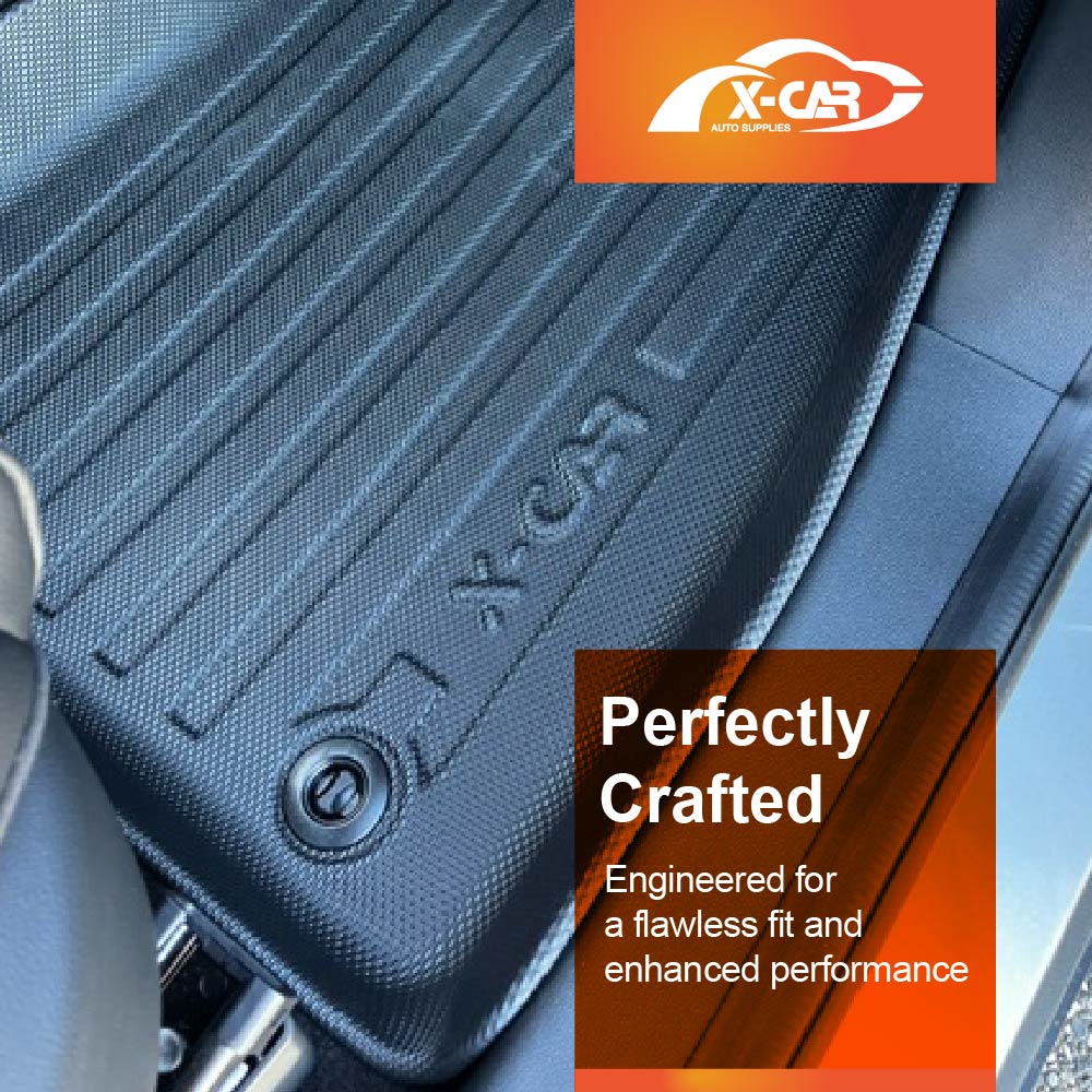 Floor Mat Boot Liner Back Seat Protector Combo for MG ZS/ZST 2018-2024 Heavy Duty Car Kick Mats Cover