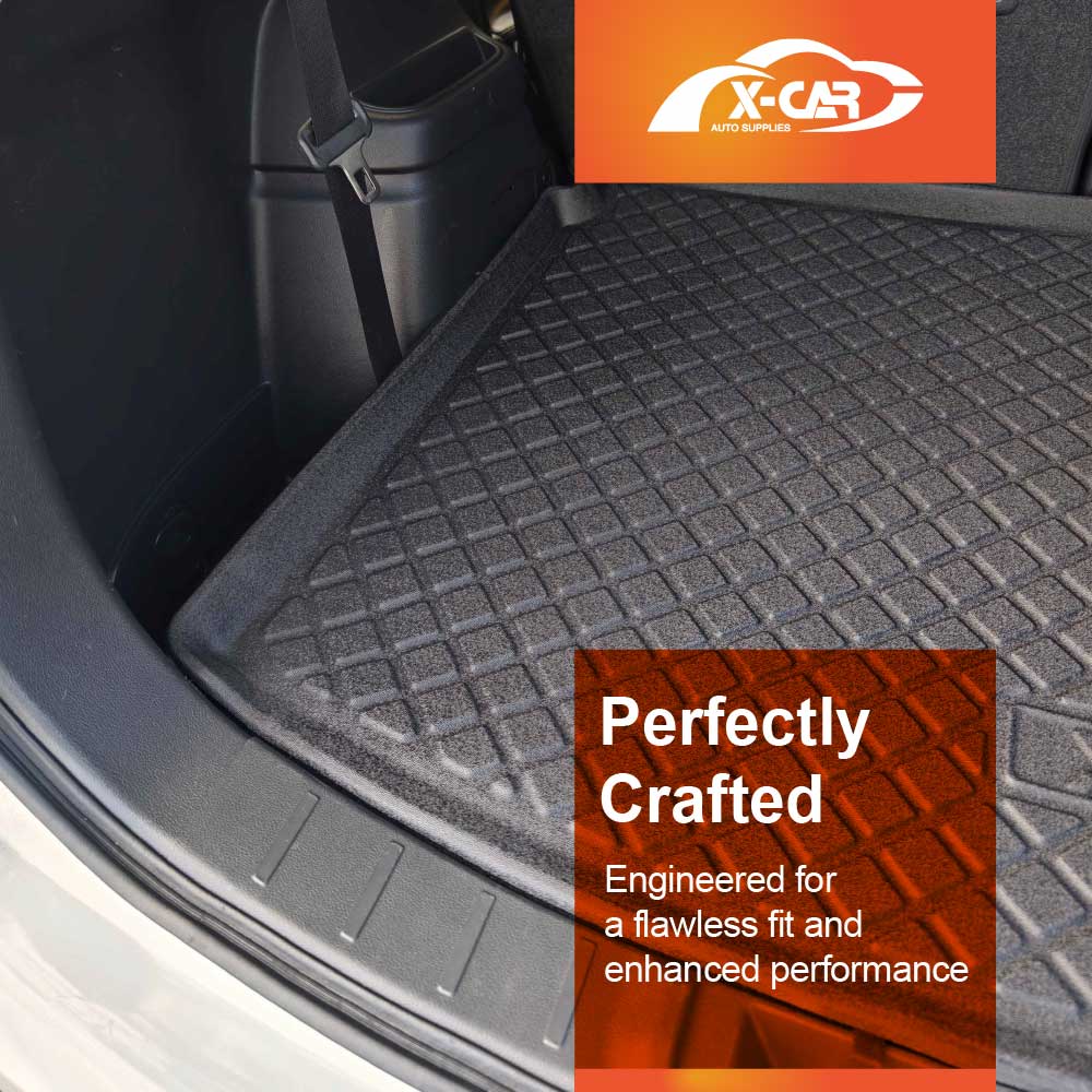 3D Floor Mats Boot Liner for Mitsubishi Outlander 7 Seater 2012-2021  All Weather Heavy Duty Cargo Car Trunk Luggage Tray