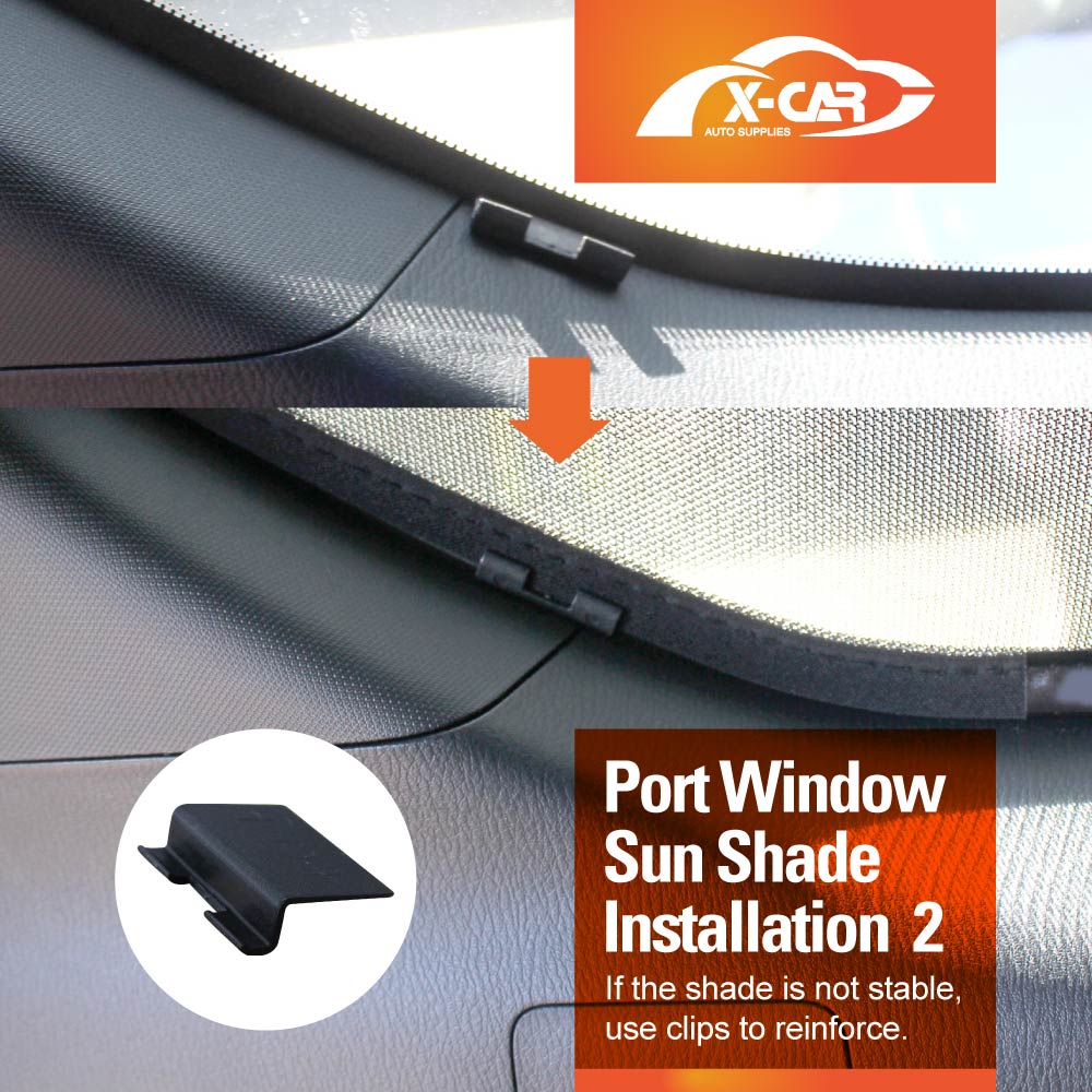 Port Window Sun Shade for Mitsubishi Challenger 2008-2016 PB PC Series Car Sun Blind Mesh Third Row Window