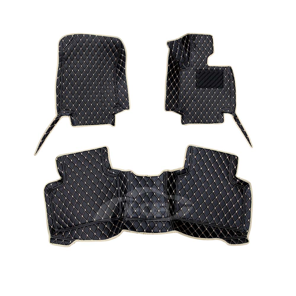 Premium Custom Made PU Leather Car Floor Mat Carpet Liner Complete Set for Toyota Rav4 Rav 4 2019-Onwards