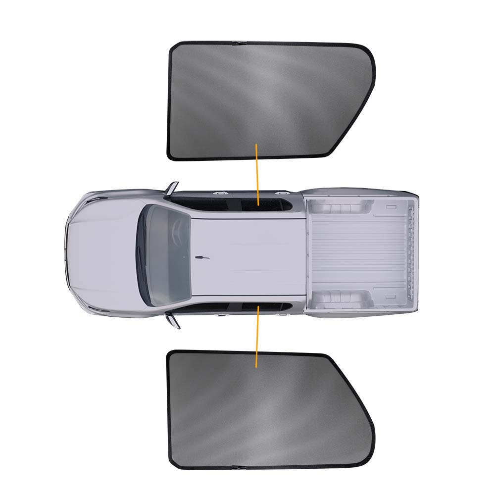 Rear Window Sun Shade for Toyota Hilux SR5 Double Cab 2015-2025 Car Sun Blind Mesh