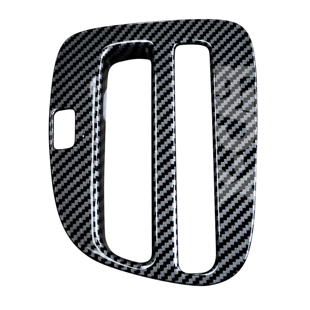 Carbon Fiber Style Center Console Gear Shift Cover Frame Trim Protector for Toyota Yaris/Yaris Cross Hybrid 2020-Onwards