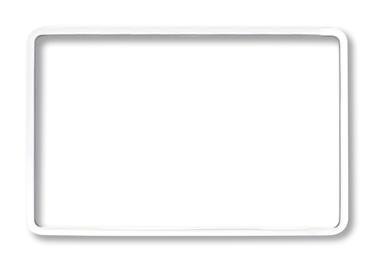 Tesla Model 3 Highland 2023-2025 Screen Protector Frame Protection Silicone Cover Case Accessories White