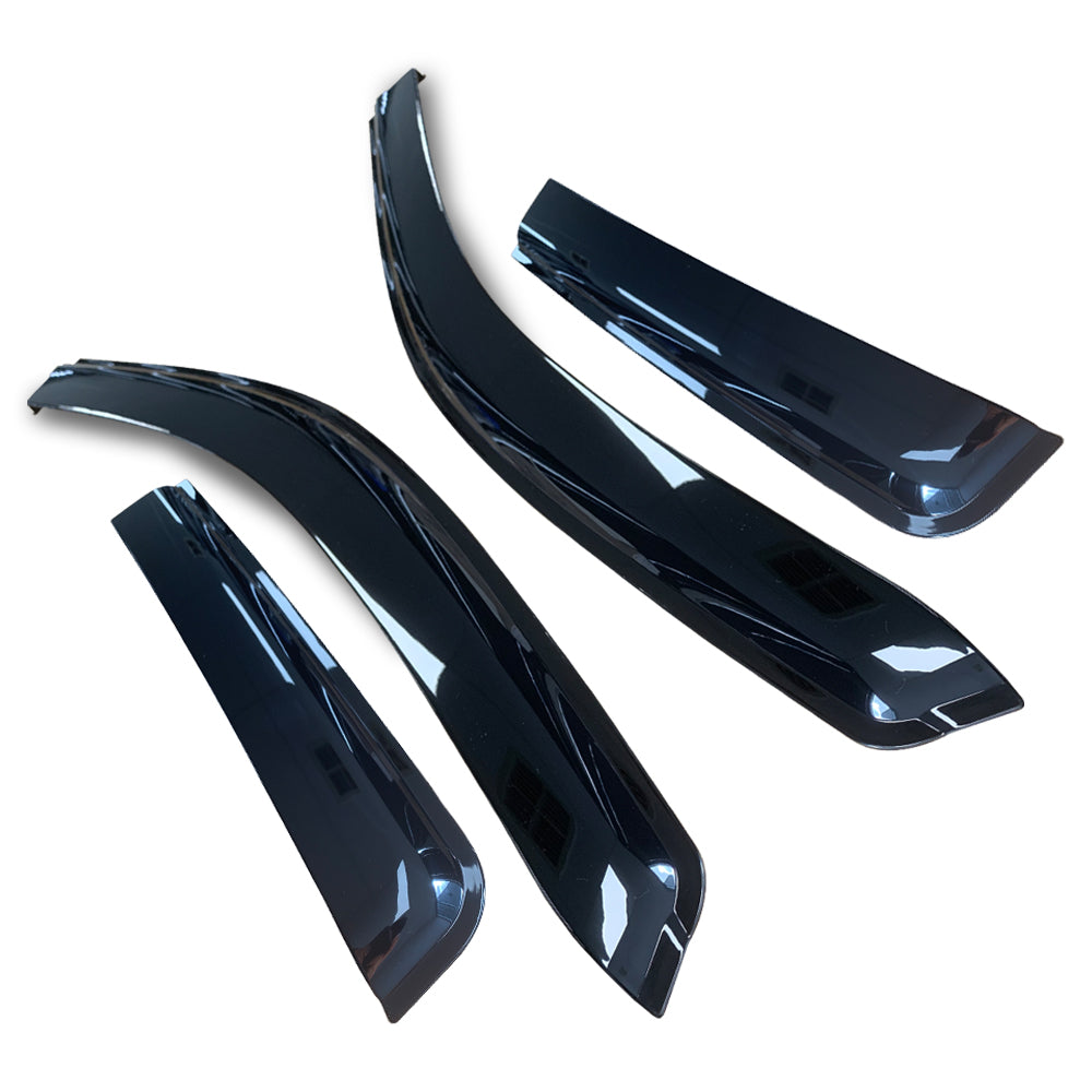 Weathershields for Nissan Navara King Cab D23 NP300 2015-2025 Car Weather Shields Wind Deflectors Window Sun Visor 4-Piece Set