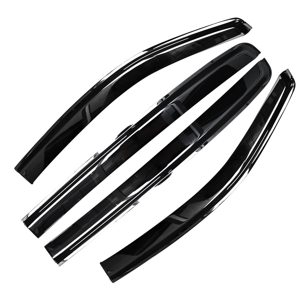 Weathershields for ISUZU MU-X MUX 2013-2021 Car Weather Shields Wind Deflectors Window Sun Visor 4-Piece Set