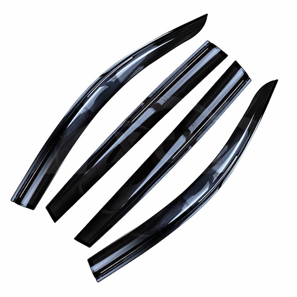 Weathershields for Volkswagen VW Tiguan 2016-2024 Car Weather Shields Wind Deflectors Window Sun Visor 4-Piece Set