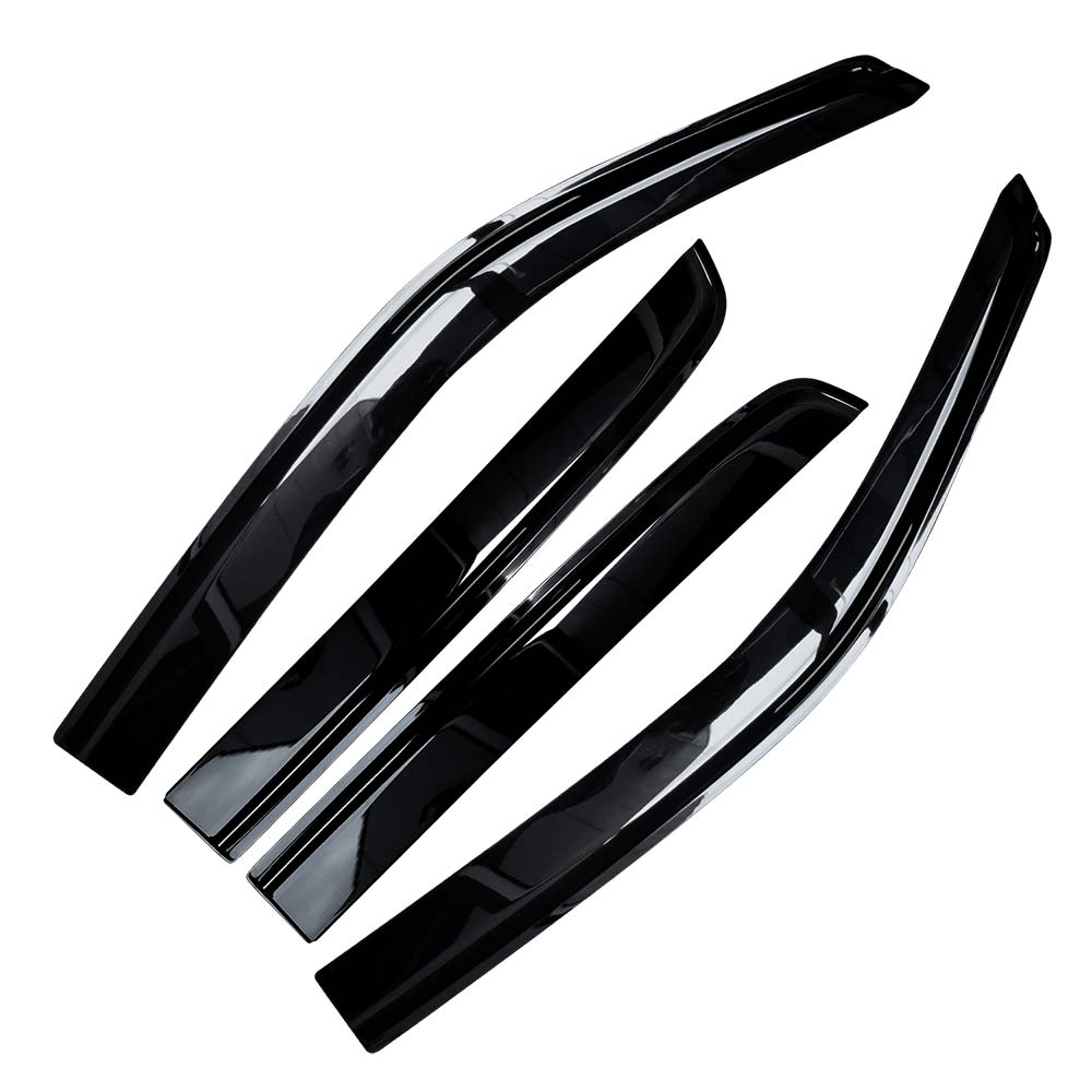 Weathershields for Isuzu DMAX D-MAX Dual Cab 2020-2025 Car Weather Shields Wind Deflectors Window Sun Visor 4-Piece Set