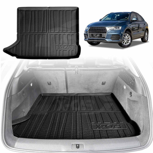 Boot Liner for Audi Q3 2012-2018 8U Series All Weather Heavy Duty Cargo Trunk Cover Mat Luggage Tray Car Accessories