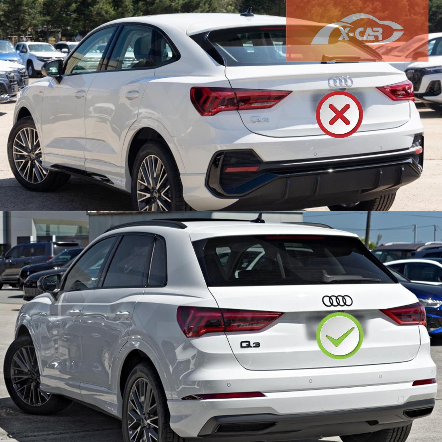 Rear Port Window Sun Shade for Audi Q3 RS Q3 2019-2025 Car Sun Blind Mesh