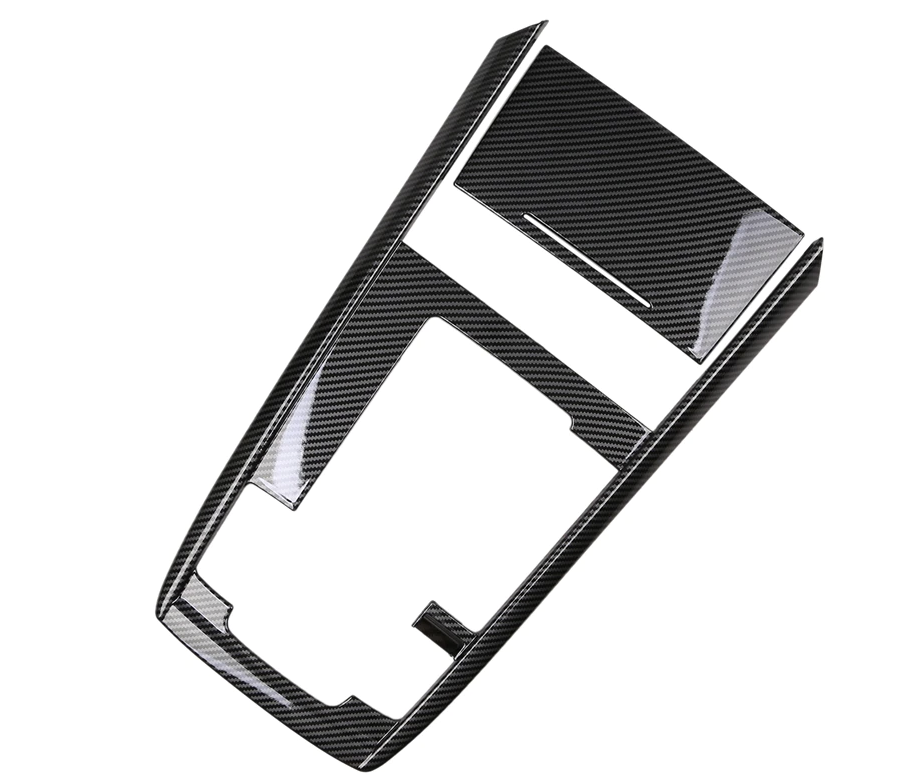 Carbon Fiber Style Center Console Gear Shift Cover Frame Trim Protector for Mazda CX-30 CX30 2019-Onwards