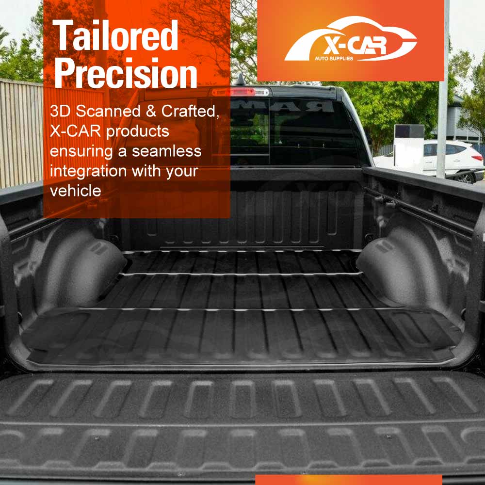 Tub Liner for Ram 1500 DT Crewcab without Rambox 2020-2025 Heavy Duty All Weather Cargo Trunk Mat Luggage Tray
