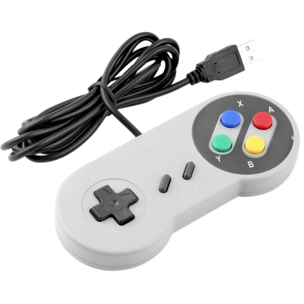 Classic SNES SFC Style Retro Game USB Controller Gamepad Joystick Joypad For PC MAC Windows