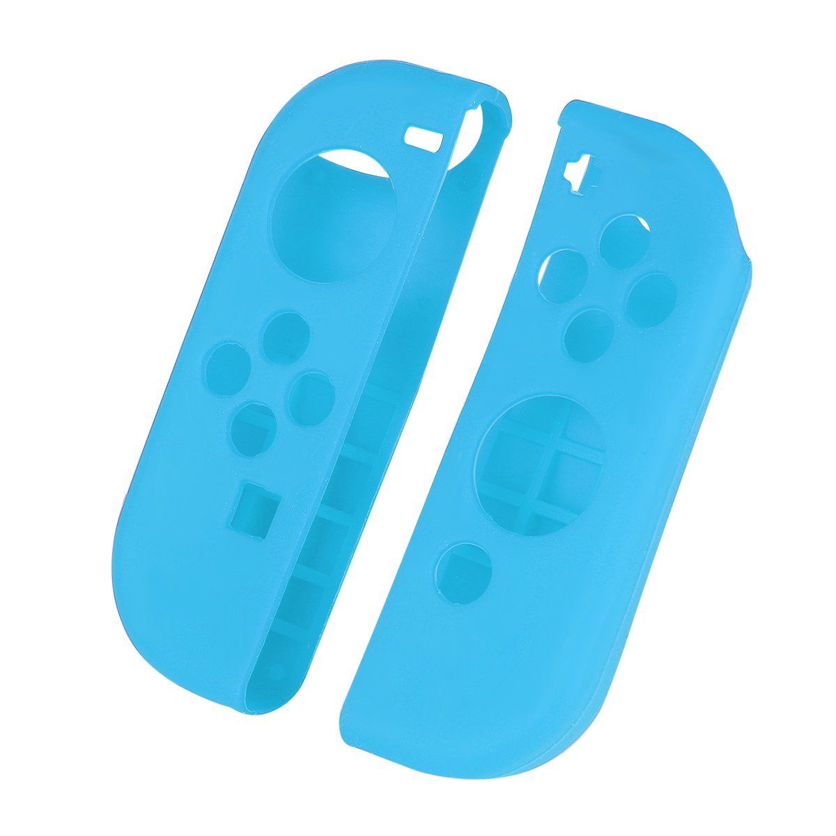 Nintendo Switch Joy-Con Controller Silicone Cover Skins with Thumb Stick Joypad Cap Blue