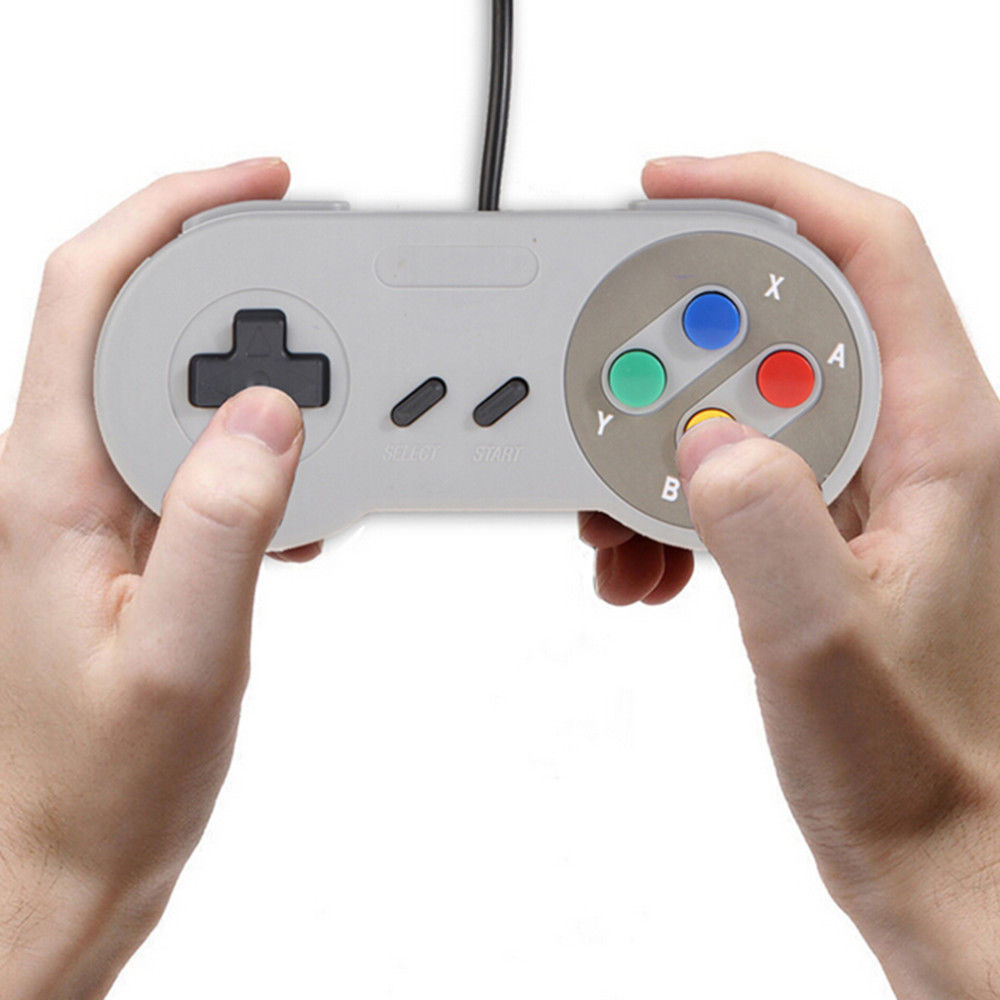 Classic SNES SFC Style Retro Game USB Controller Gamepad Joystick Joypad For PC MAC Windows