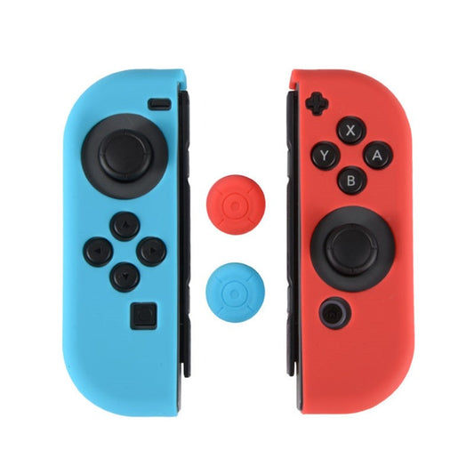 Nintendo Switch Grip Joy-Con Controller Anti-slip Silicone Cover Skins & Thumb Stick Joypad Cap