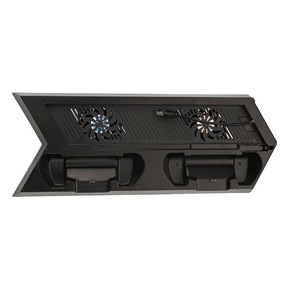 PlayStation 4 PS4 Stand Dock Controller Charger with Cooling Fan USB Hub